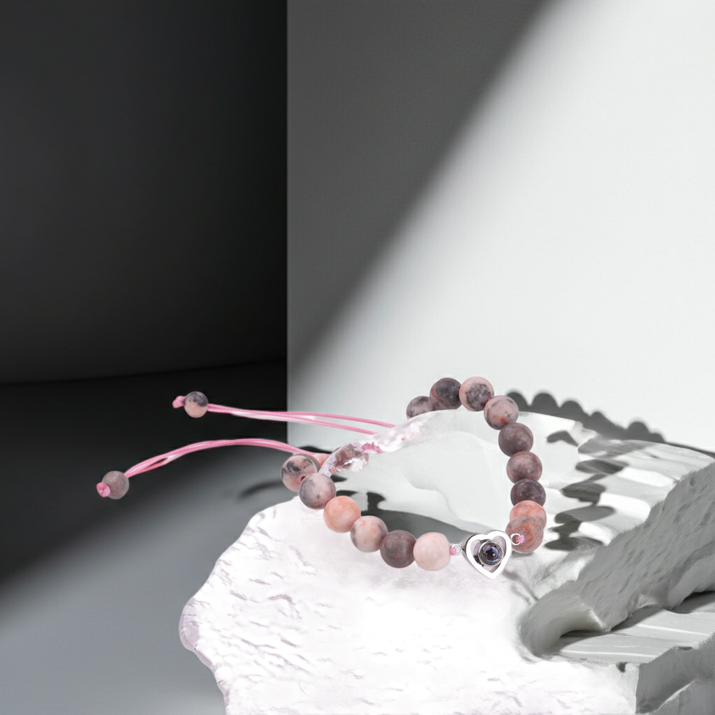 PS07 - Photo Projection Gemstone Bracelet – A Memory Woven Into Every Bead