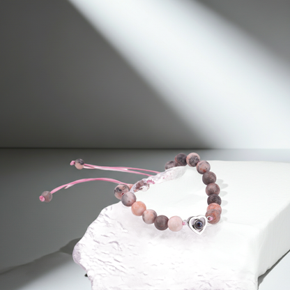 PS07 - Photo Projection Gemstone Bracelet – A Memory Woven Into Every Bead