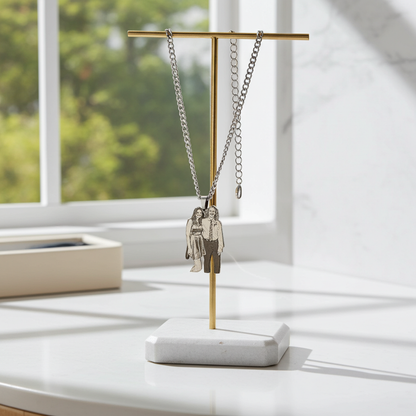 DZ02 - Personalized Photo Keychains & Necklaces — Capture Memories Forever
