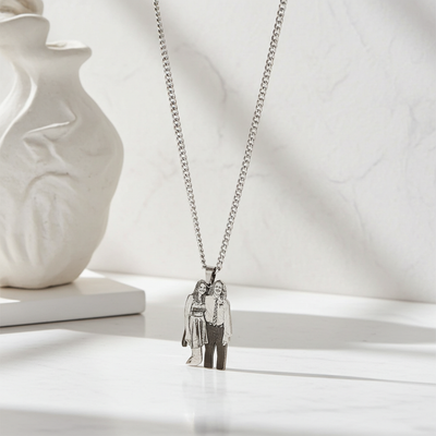 DZ02 - Personalized Photo Keychains & Necklaces — Capture Memories Forever