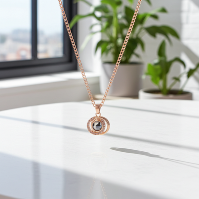 PX63 - Eternal Orbit Photo Projection Necklace