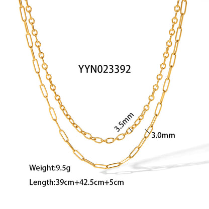 GP14 🌟 Layered Gold Chain Necklace Collection (4 Styles) – Effortless Chic for Every Day