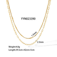 GP14 - Layered Gold Chain Necklace Collection (4 Styles) – Effortless Chic for Every Day