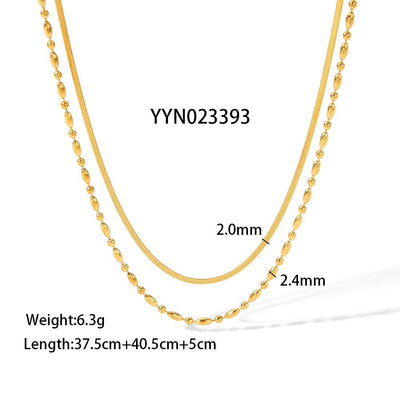 GP14 - Layered Gold Chain Necklace Collection (4 Styles) – Effortless Chic for Every Day
