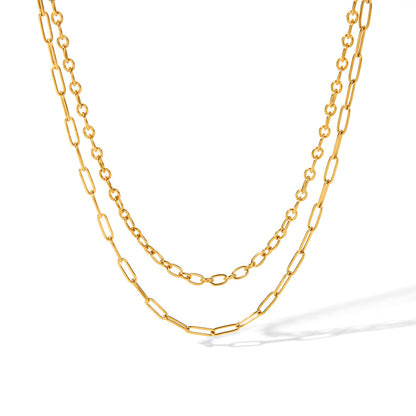 GP14 🌟 Layered Gold Chain Necklace Collection (4 Styles) – Effortless Chic for Every Day