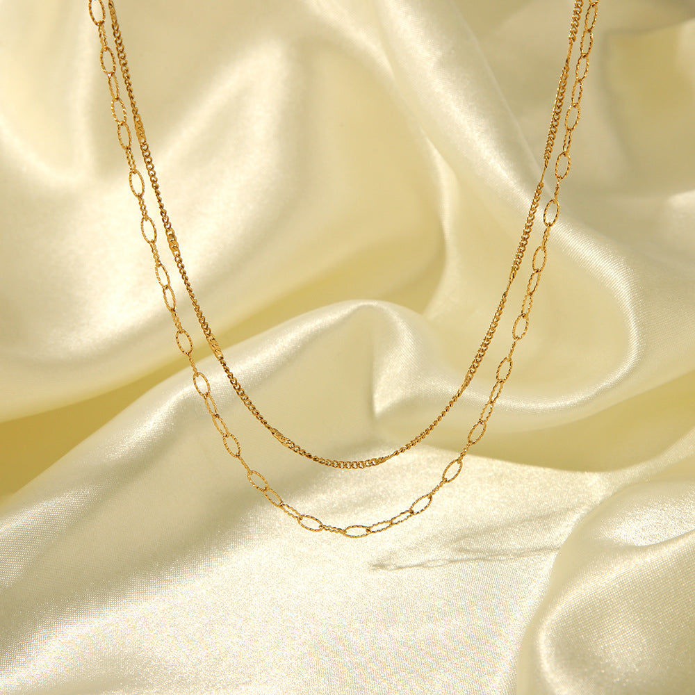 GP14 🌟 Layered Gold Chain Necklace Collection (4 Styles) – Effortless Chic for Every Day