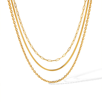 GP14 🌟 Layered Gold Chain Necklace Collection (4 Styles) – Effortless Chic for Every Day