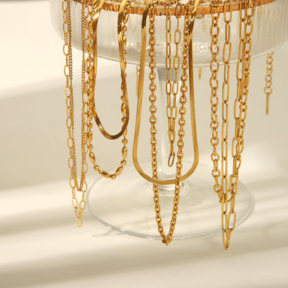 GP14 🌟 Layered Gold Chain Necklace Collection (4 Styles) – Effortless Chic for Every Day