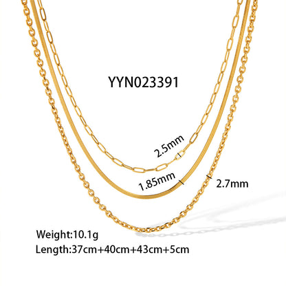 GP14 🌟 Layered Gold Chain Necklace Collection (4 Styles) – Effortless Chic for Every Day