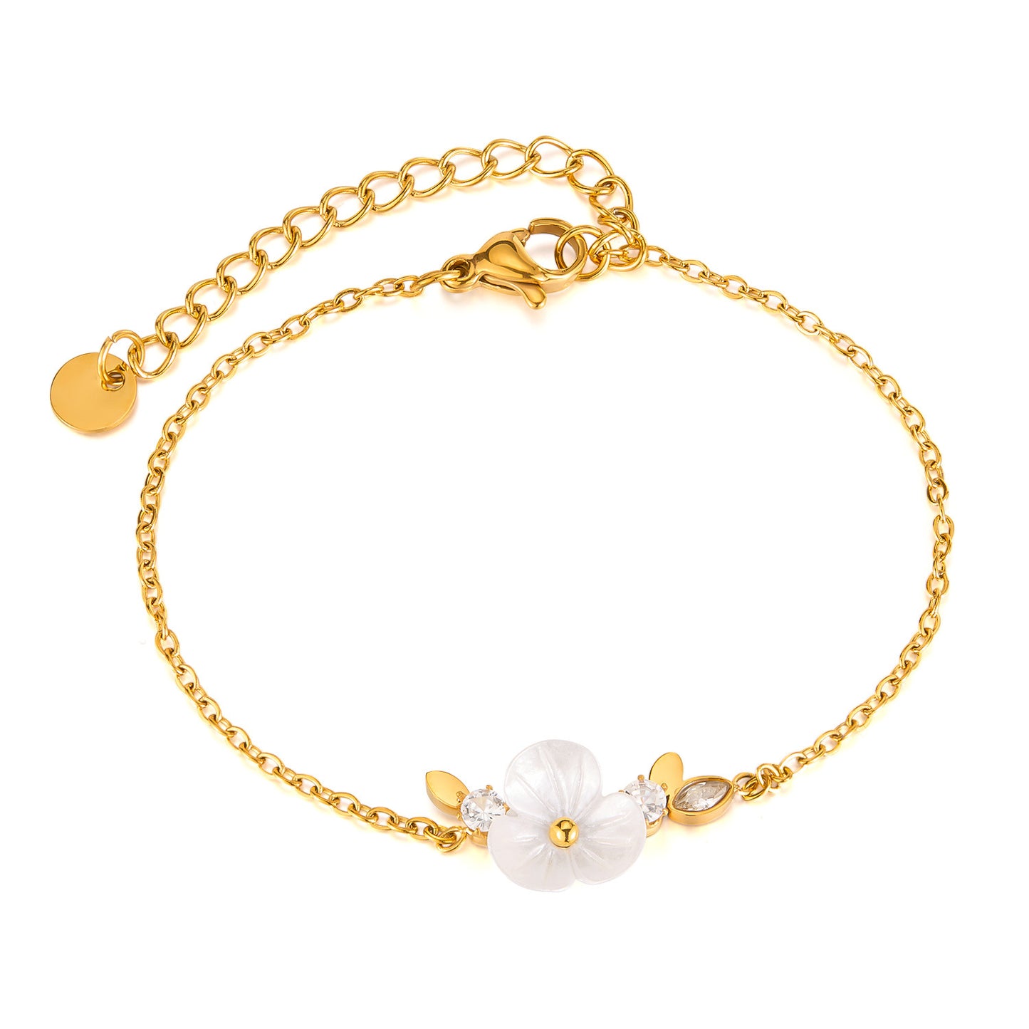 GP15 🌸 Elegant Blossom Necklace & Bracelet
