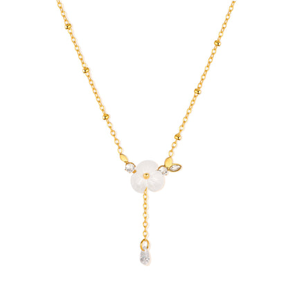 GP15 🌸 Elegant Blossom Necklace & Bracelet