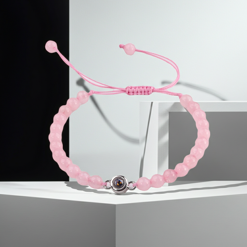 PS07 - Photo Projection Gemstone Bracelet – A Memory Woven Into Every Bead