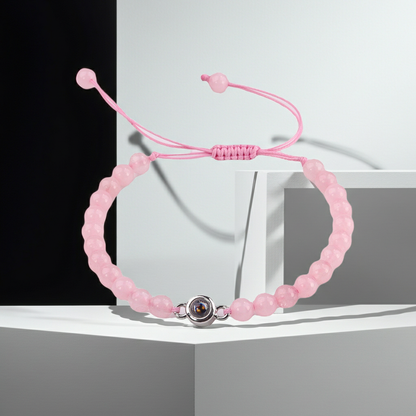 PS07 - Photo Projection Gemstone Bracelet – A Memory Woven Into Every Bead
