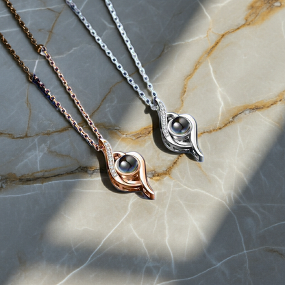 PX34 - Eternal Flame Photo Projection Necklace