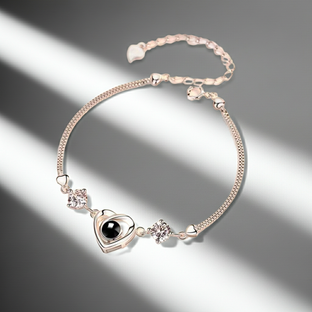 PS05 - Personalized Heart Photo Projection Bracelet