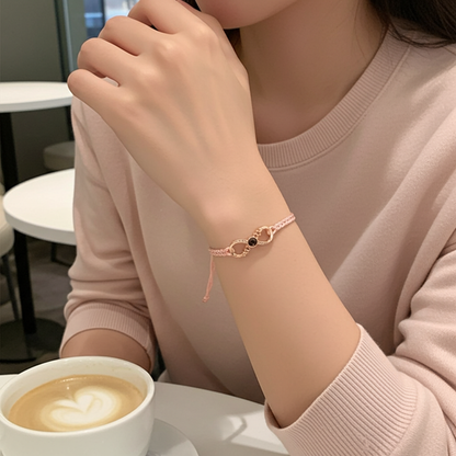 PS27 - Personalized Photo Projection Infinity Bracelet