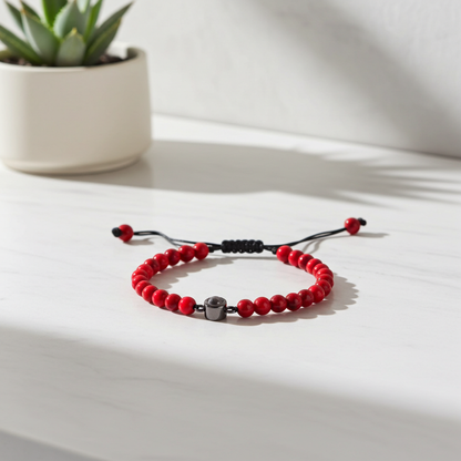 PS07 - Photo Projection Gemstone Bracelet – A Memory Woven Into Every Bead