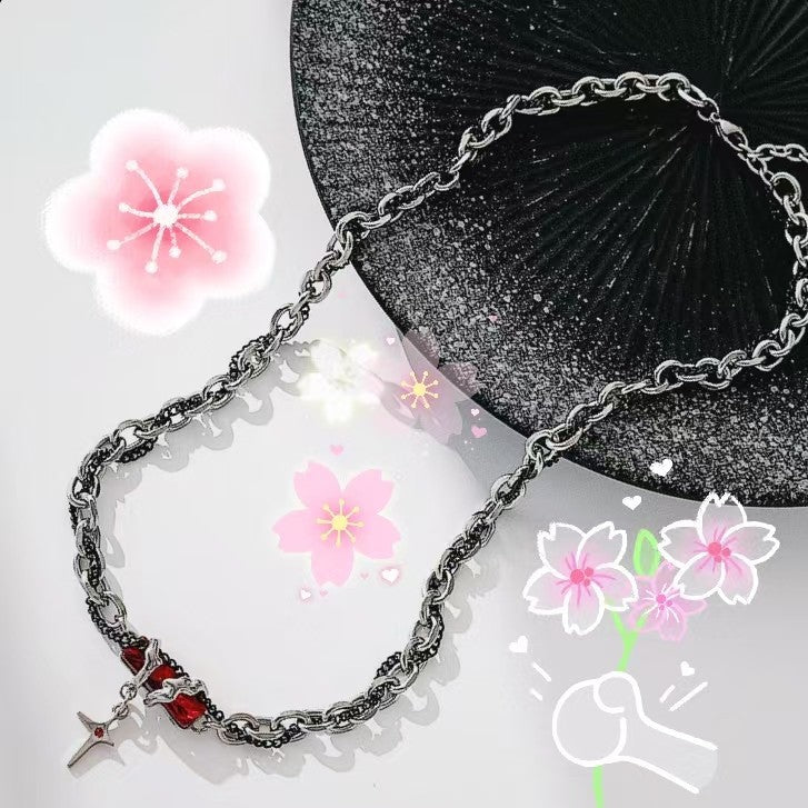 GP35 ⚔️ Chunky Cross Pendant Necklace – Bold. Edgy. Unapologetically You.