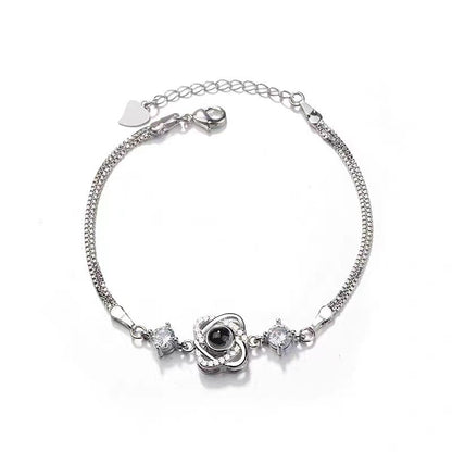 PS04 Rose Bloom Photo Projection Bracelet