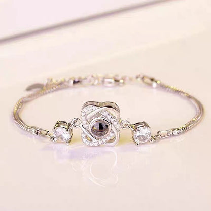 PS04 Rose Bloom Photo Projection Bracelet
