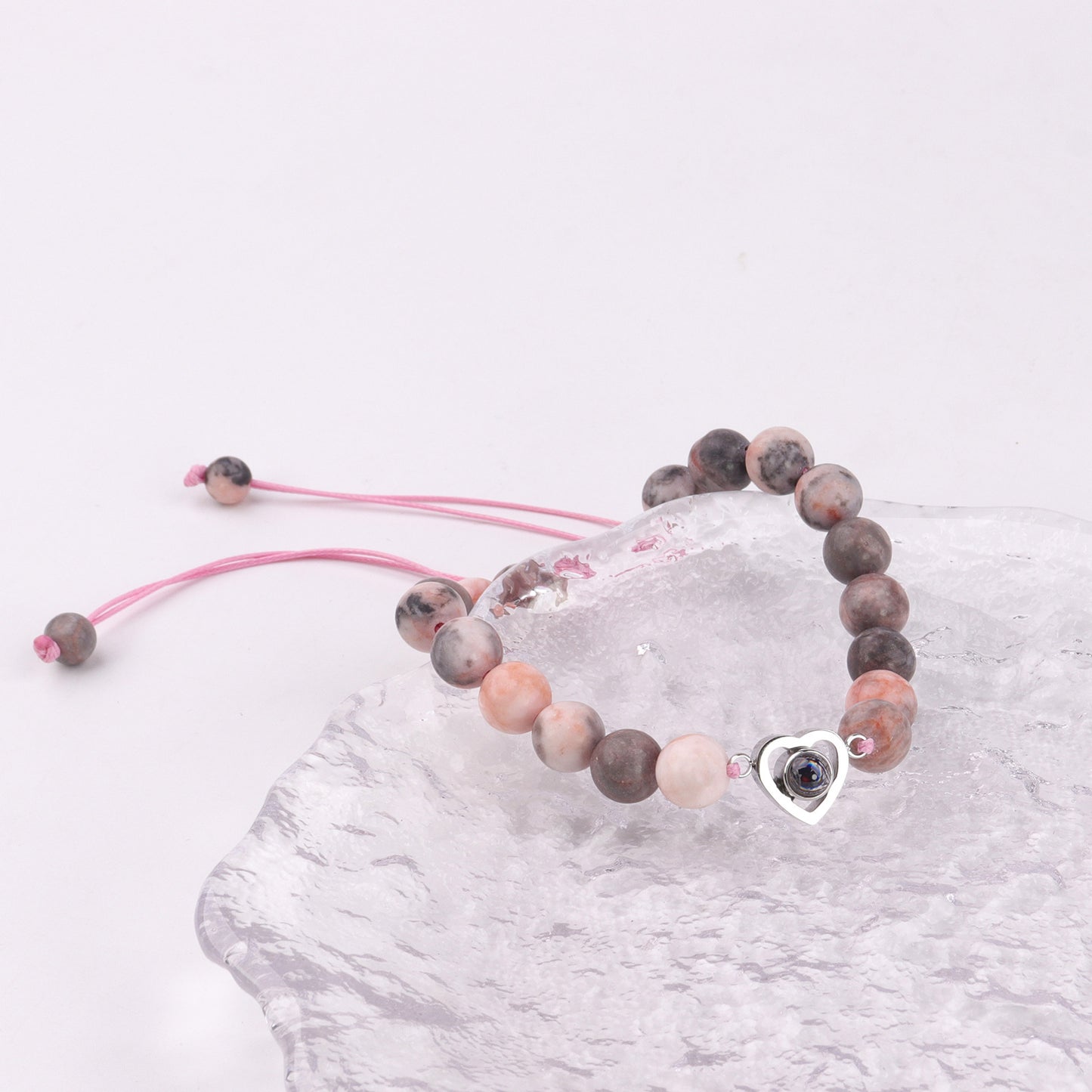 PS07 - Photo Projection Gemstone Bracelet – A Memory Woven Into Every Bead