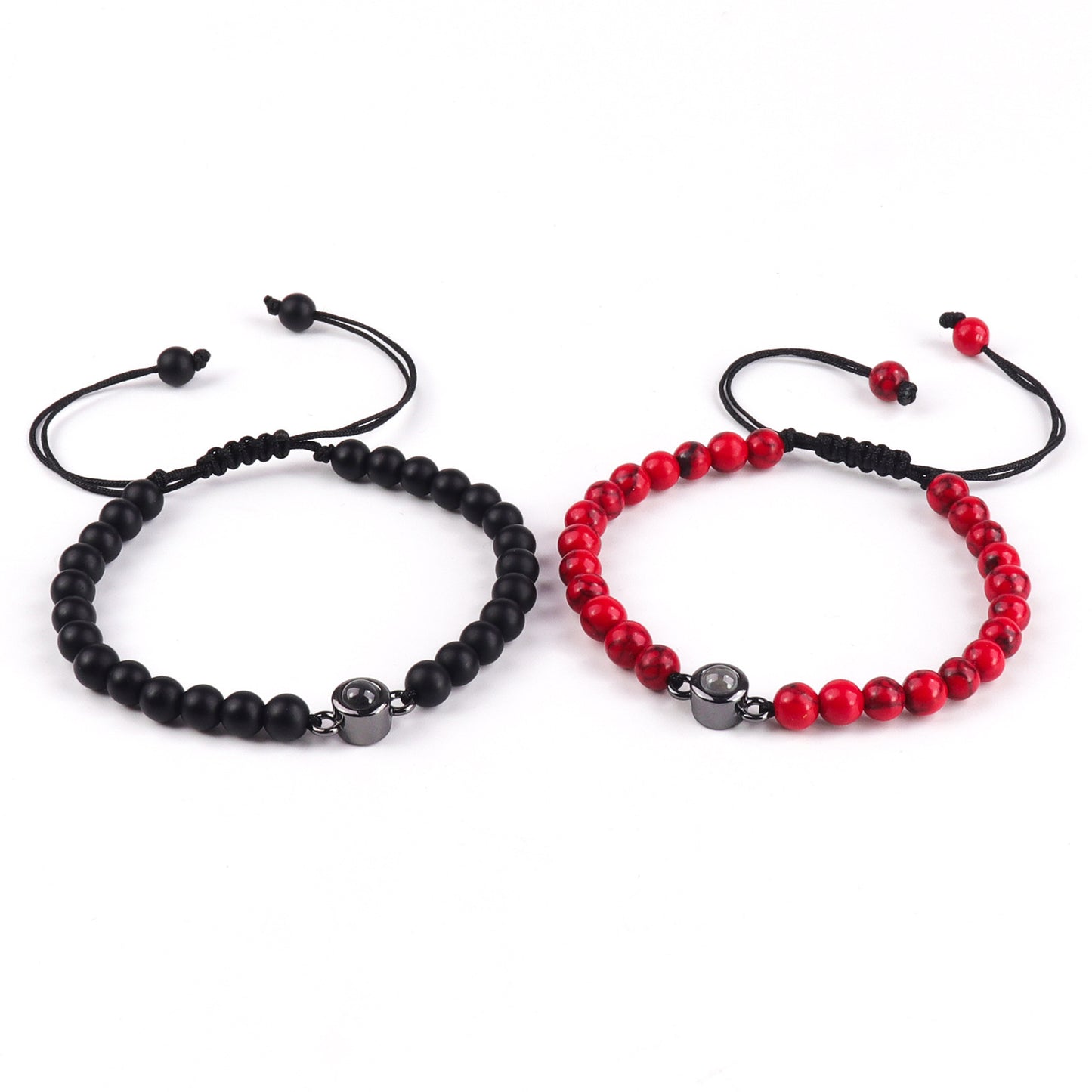 PS07 - Photo Projection Gemstone Bracelet – A Memory Woven Into Every Bead