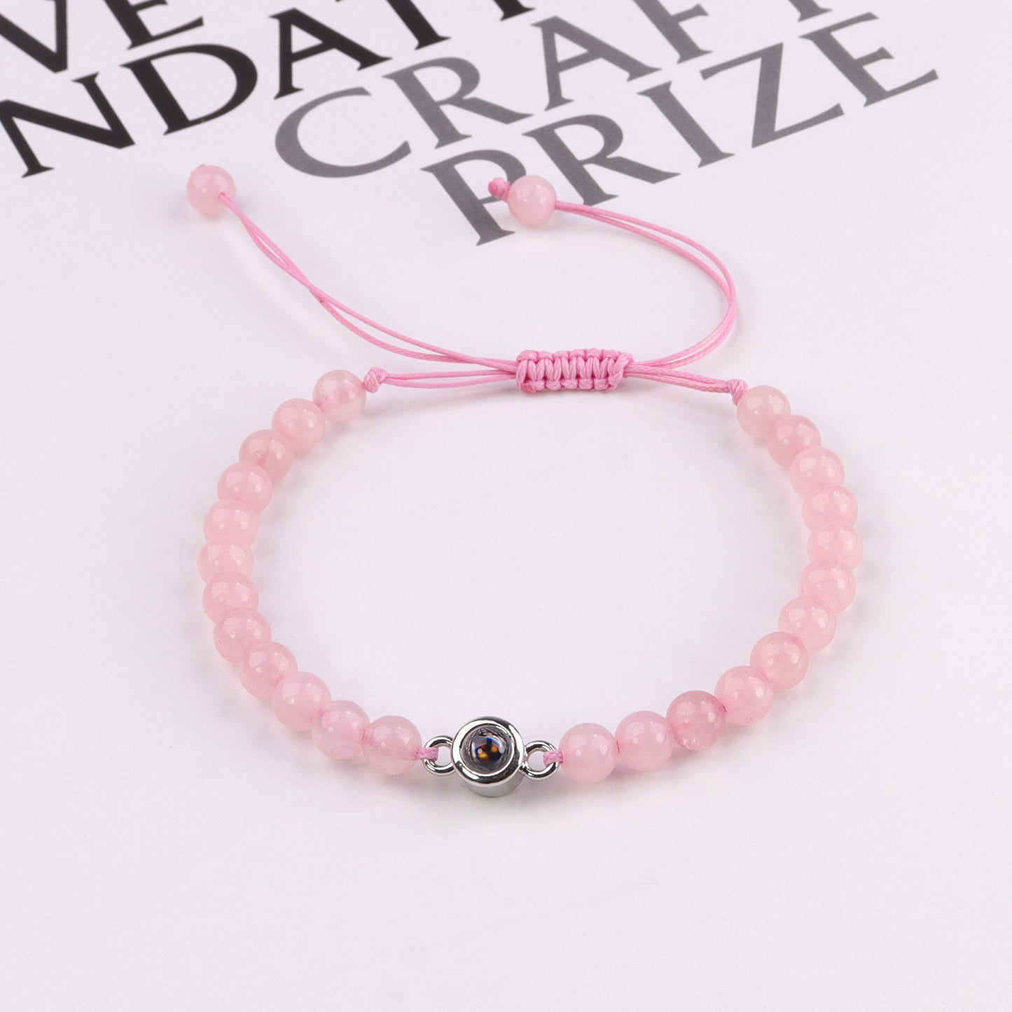 PS07 - Photo Projection Gemstone Bracelet – A Memory Woven Into Every Bead