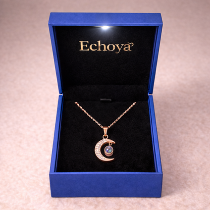 PX05 - Custom Moon Projection Necklace – Rose Gold, Silver, Gold
