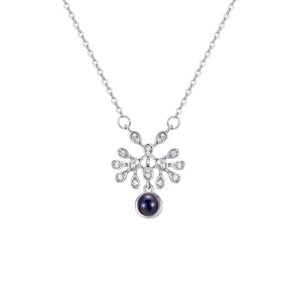 PX12 - Hidden Photo Teardrop Necklace – A Touch of Emotion, Worn with Elegance