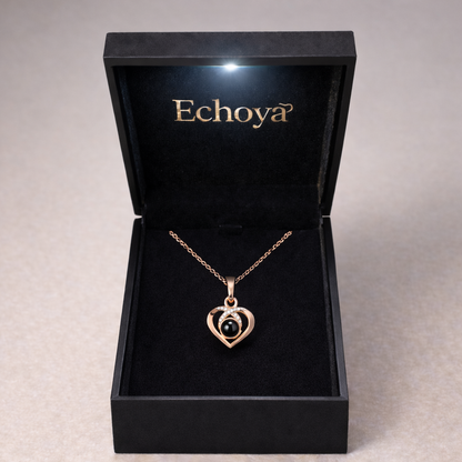 PX19 - Infinity Heart Hidden Photo Necklace – Gold / Silver / Rose Gold
