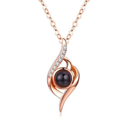 PX34 Eternal Flame Photo Projection Necklace