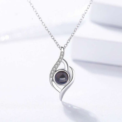 PX34 Eternal Flame Photo Projection Necklace