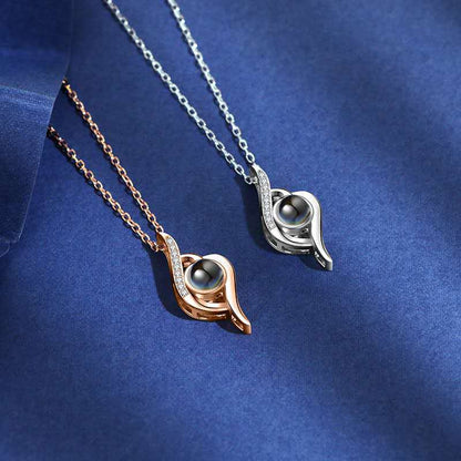 PX34 Eternal Flame Photo Projection Necklace