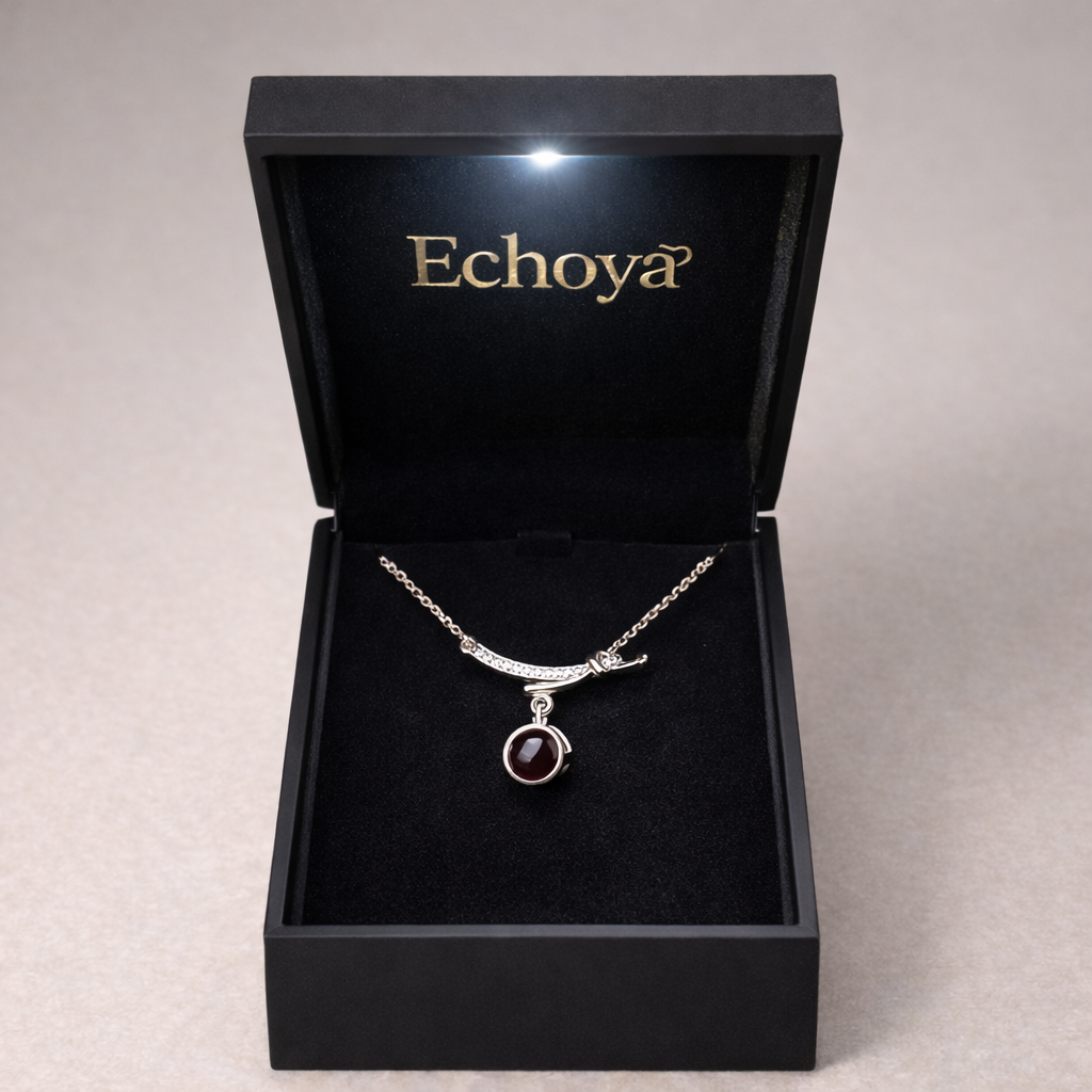 PX37 - Knot of Love Photo Projection Necklace