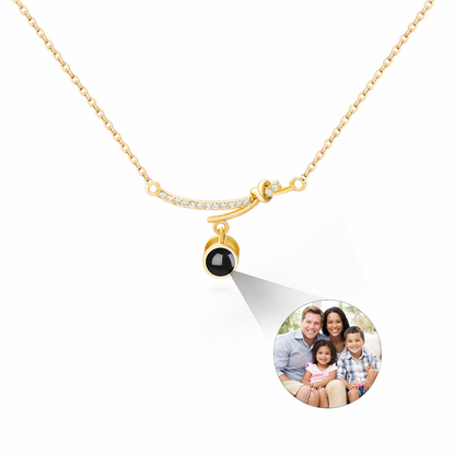 PX37 - Knot of Love Photo Projection Necklace