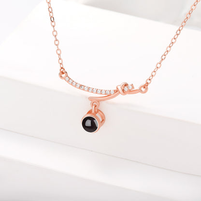 PX37 Knot of Love Photo Projection Necklace