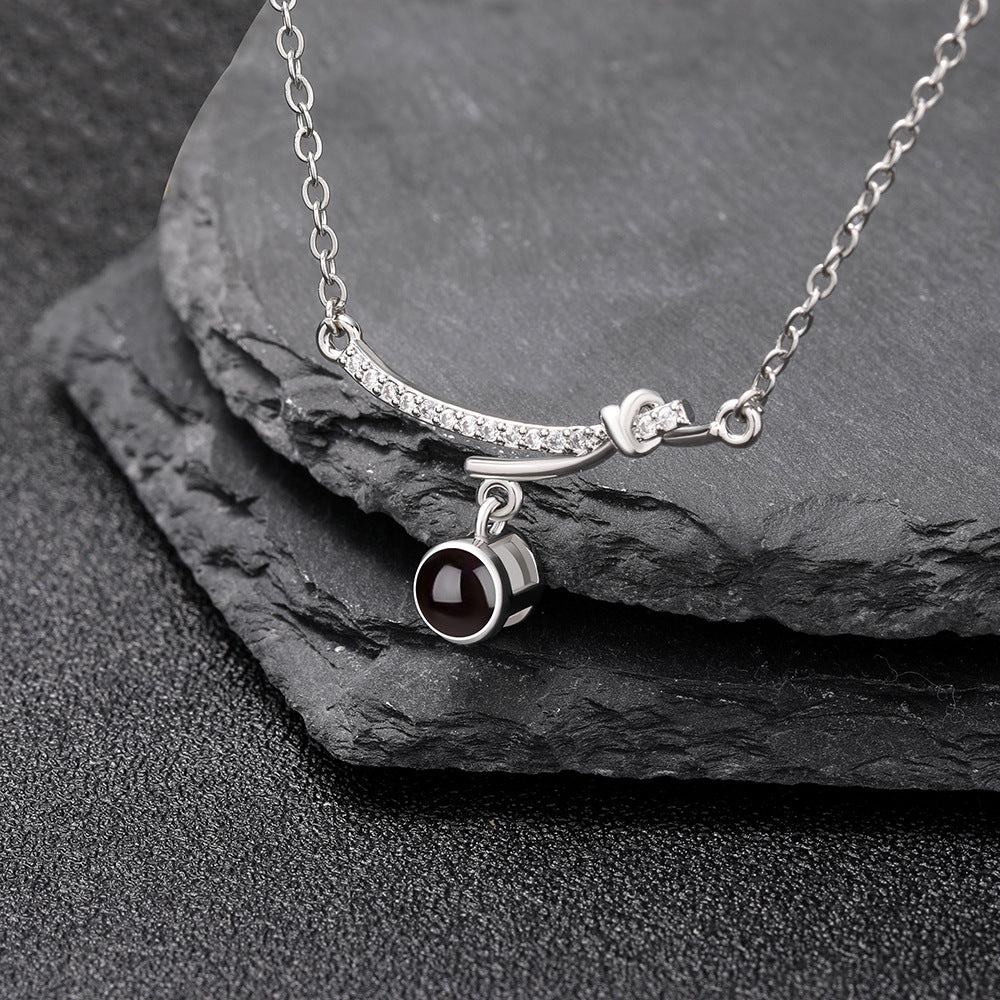 PX37 Knot of Love Photo Projection Necklace