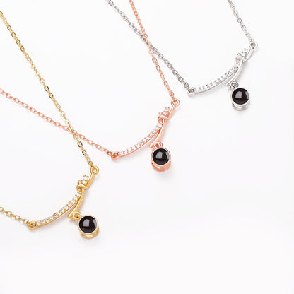 PX37 Knot of Love Photo Projection Necklace