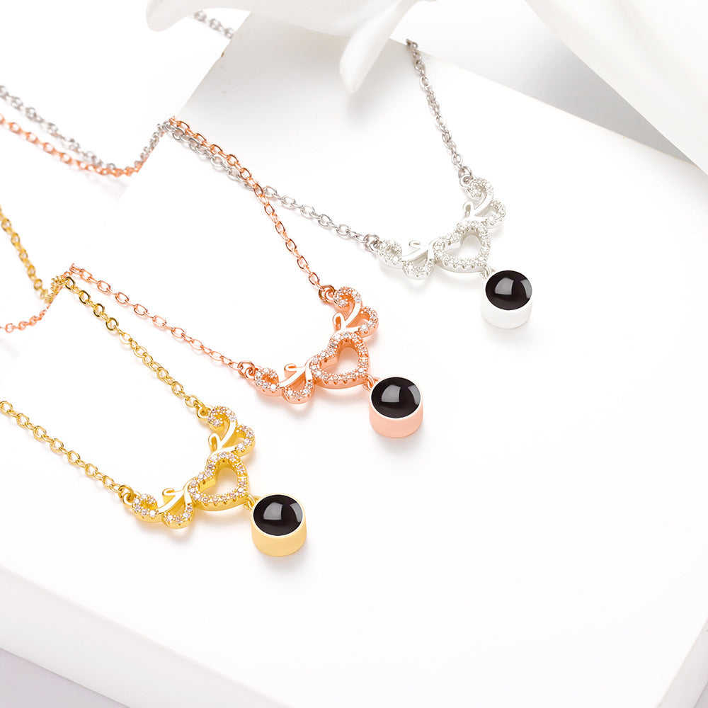 PX38 Antler Heart Projection Necklace – A Symbol of Eternal Bond