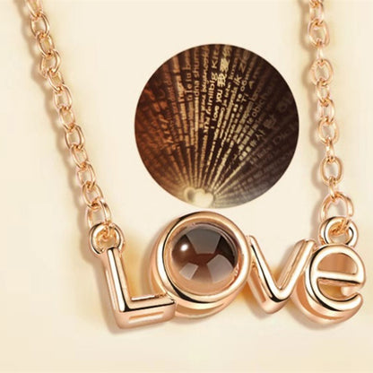 PX39 - Love Photo Projection Necklace