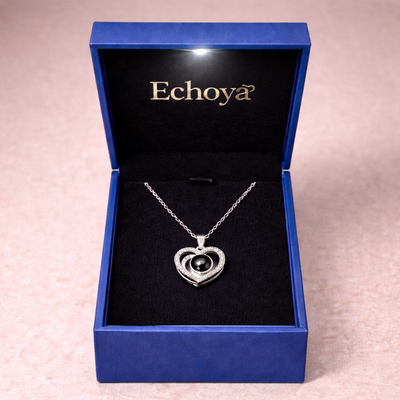 PX43 - Double Heart Custom Photo Projection Necklace – A Love That Shines Forever