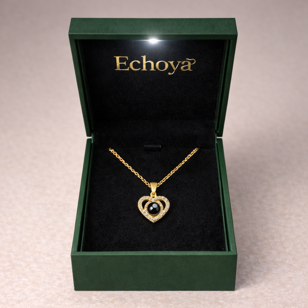 PX47 - Custom Photo Projection Necklace – Golden Heart Design
