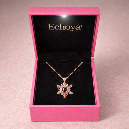 PX50 - Snowflake Projection Necklace – Eternal Moments in Every Flake