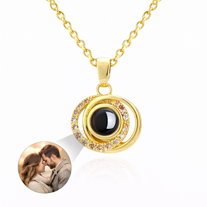 PX63 - Eternal Orbit Photo Projection Necklace