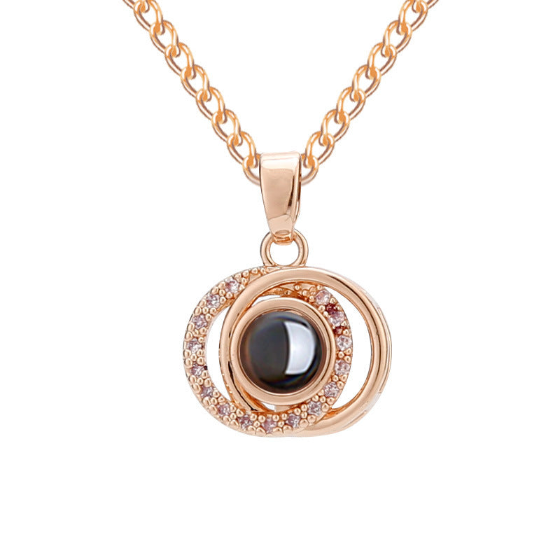 PX63 - Eternal Orbit Photo Projection Necklace