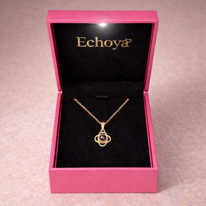 PX79 - Flower Photo Projection Necklace – A Blooming Memory Close to Your Heart