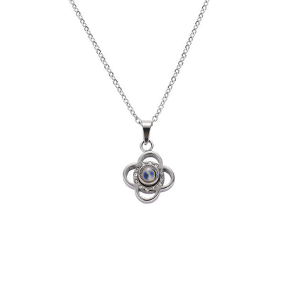 PX79 - Flower Photo Projection Necklace – A Blooming Memory Close to Your Heart