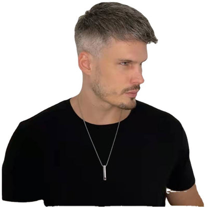 PX94 - Custom Engraved Photo Projection Bar Necklace / Keychain