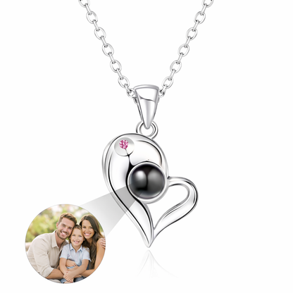 PX17 - Yin-Yang Heart (Set) Couple Projection Necklace – Hidden Photo Keepsake