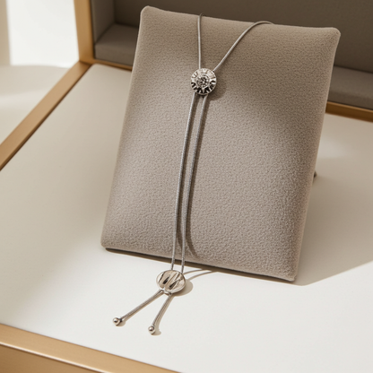 GP43 - Flowing Memory Adjustable Lariat Necklace